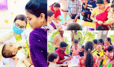 शासकीय आयुर्वेद महाविद्यालय चिकित्सालय में 1410 बच्चों का स्वर्णप्राशन