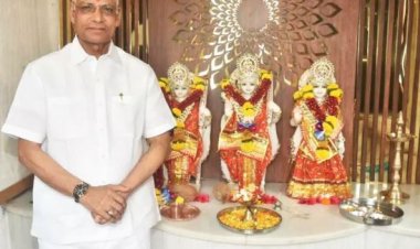 राज्यपाल रमेश बैस ने राम मंदिर का किया दौरा