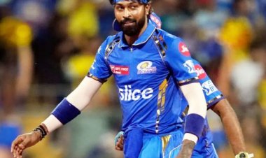 मुंबई इंडियंस के कप्तान हार्दिक पंड्या पर लगा 12 लाख रुपये का जुर्माना