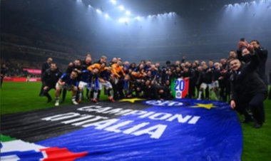 इंटर मिलान ने जीता अपना 20वां सीरी ए खिताब