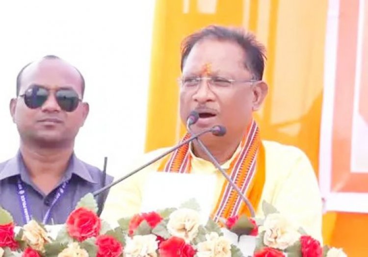 कर्मा महोत्सव और आदर्श विवाह में शामिल हुए CM विष्णुदेव साय