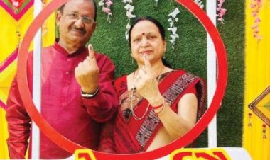 भाजपा नेताओं ने किया मतदान