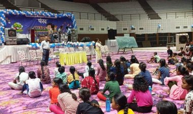 समर कैंप पंख में बच्चों की प्रतिभा को मिल रही उड़ान