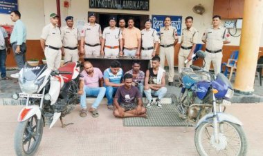 सूने मकान से लाखों के जेवर-नगदी चोरी, 5 गिरफ्तार