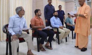 जनता दरबार में सीएम योगी ने कहा, जमीन पर कब्जा बर्दाश्त नहीं