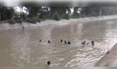 गुरदासपुर: नहाने गए सरपंच को डूबता देख दो दोस्तों ने लगाई छलांग, तीनों डूबे, एक का शव बरामद