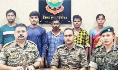 एक महिला सहित 5 नक्सलियों ने किया आत्मसमर्पण