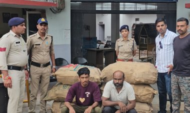 300 किलोग्राम चंदन हुई बरामद:30 लाख रुपए की चंदन के साथ दो आरोपी गिरफ्तार