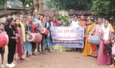 भक्ति भाव से मना कर्मा त्यौहार