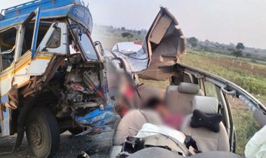 उज्जैन :खाचरोद के करीब भीषण सड़क दुर्घटना में 4 लोगों की मौत, तीन गंभीर रूप से घायल