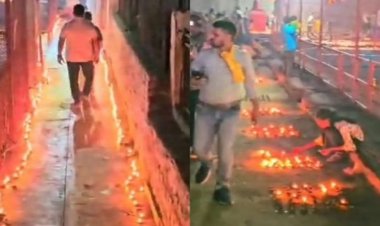 रंग-बिरंगी रोशनी से जगमग हुआ आकाश:ग्वालियर में दीपावली की धूम; घर-घर जले दीप, जमकर आतिशबाजी