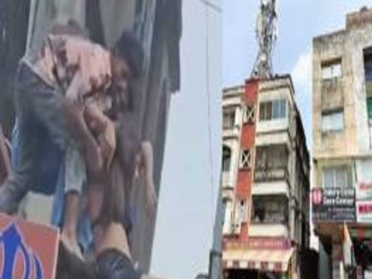 विजयनगर में एमबीए की छात्रा तीसरी मंजिल से गिरी, छात्रा को कमर और हाथों में चोट आई