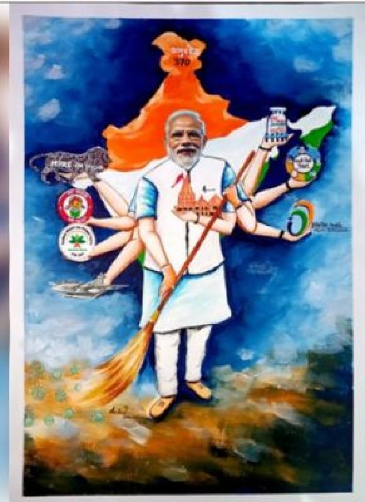 वाराणसी में 20 अक्टूबर को प्रधानमंत्री नरेंद्र मोदी का दौरा, लगाए गए विशेष बैनर