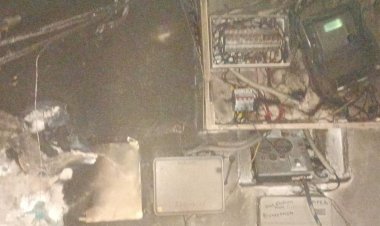 यूनियन बैंक शाखा भलुहा में सर्किट से लगी आग:ग्रामीण, बैंक और दमकलकर्मियों पाया काबू; बड़ी दुर्घटना होने से बची