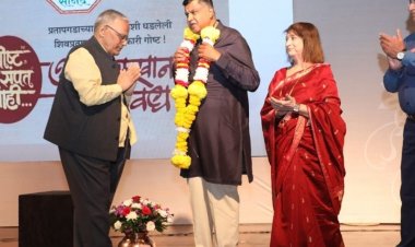 इंदौर में सानंद फुलोरा में कथाकथन की प्रस्तुति:'गोष्ट इथे संपत नाही...में पेश किए शिवाजी महाराज, संभाजी और बाजीराव पेशवा के किस्से