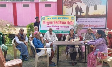 वृद्धाश्रम में निशुल्क चिकित्सा शिविर का आयोजन:बुजुर्गों को ठंड के दौरान रखने वाली सावधानियां बताकर वितरित की दवाई