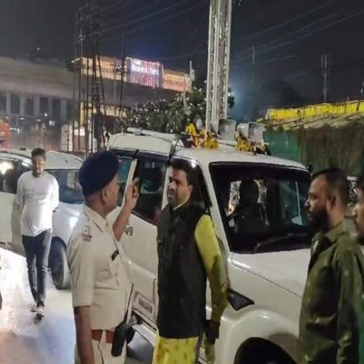 बलाई समाज के राष्ट्रीय अध्यक्ष को चेंकिग में रोका:हूटर हटाने दी चेतावनी; पूर्व में 25 से ज्यादा मामले दर्ज