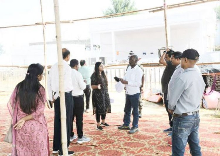 कलेक्टर ने राज्योत्सव की तैयारियों का लिया जायजा