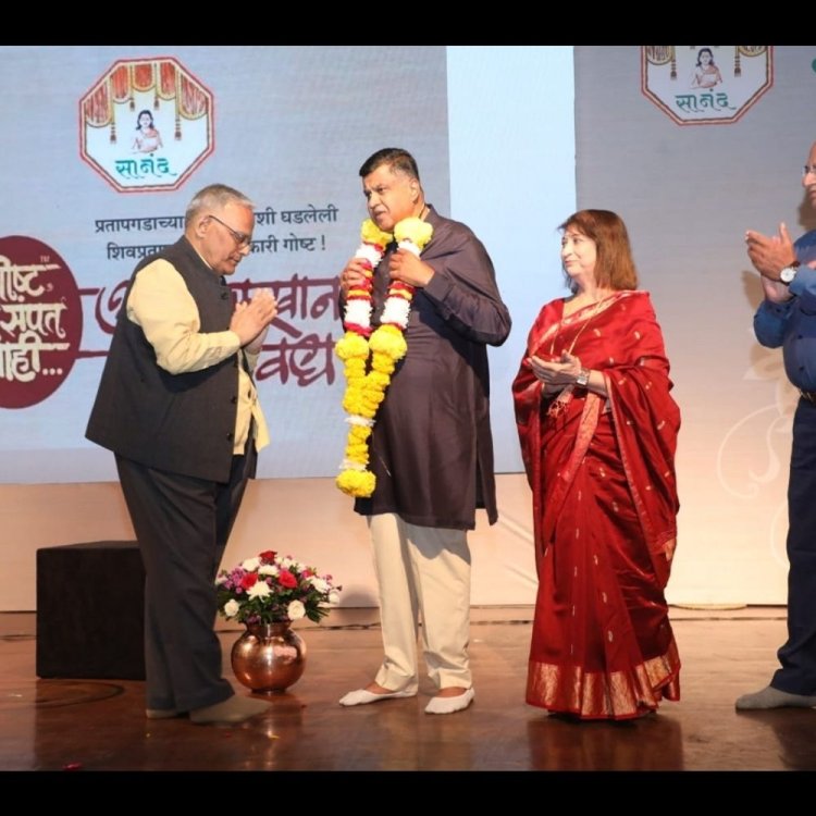 इंदौर में सानंद फुलोरा में कथाकथन की प्रस्तुति:'गोष्ट इथे संपत नाही...में पेश किए शिवाजी महाराज, संभाजी और बाजीराव पेशवा के किस्से