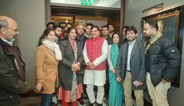 सीएम डॉ. मोहन यादव मध्य प्रदेश में निवेश को बढ़ाने पहुंचे लंदन, गर्मजोशी के साथ हुआ स्वागत