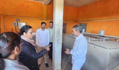 कल से शुरू होगा चिरोली गांव का मिल्क प्लांट:SDM ने निरीक्षण कर पशु पालकों से बात की, 400 लीटर दूध से होगी शुरुआत