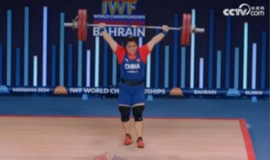 वू यान ने विश्व भारोत्तोलन चैंपियनशिप में महिलाओं के 87 किग्रा वर्ग में तीन स्वर्ण पदक जीते
