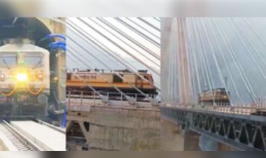 स्टेड अंजी खाद पुल पर ट्रायल रन हुआ पूरा, जनवरी से शुरू होगी रेलवे कनेक्टिविटी