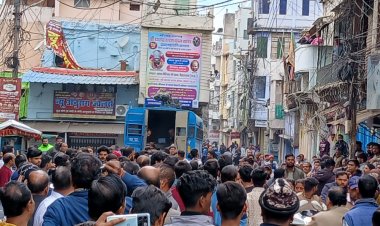 धार्मिक स्थल में तोड़फोड़ के बाद सागर के बाजार बंद:बड़े बाजार क्षेत्र में तनाव, पुलिस फोर्स तैनात; युवाओं की नारेबाजी जारी