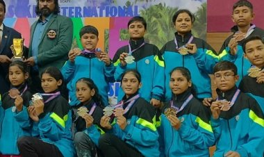 गोवा के मडगांव में हुआ इंटरनेशनल कराटे चैंपियनशिप:सिवनी के 16 खिलाड़ियों ने 7 गोल्ड, 6 सिल्वर और 9 ब्रॉन्ज मेडल पर किया कब्जा