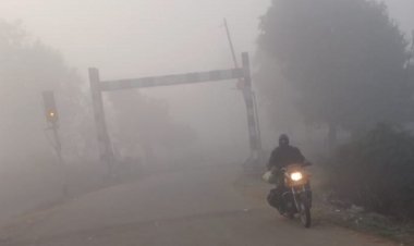 नर्मदापुरम में 1.6 डिग्री तापमान गिरने से ठिठुरन:ग्रामीण अंचल में सुबह छाया रहा घना कोहरा; दिन में तेज धूप से राहत