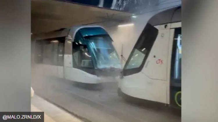 फ़्रांस के स्ट्रासबर्ग में दो ट्राम टकराईं, 30 लोग घायल