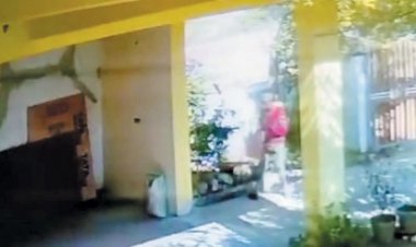 पीतल का लोटा चोरी करने का वीडियो फैला