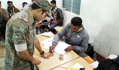 एसपी ने किया मतदान