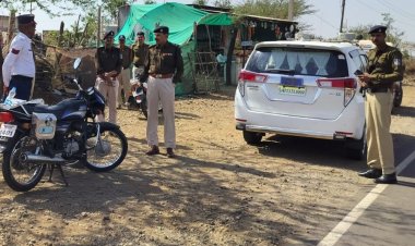 आगर मालवा में शव की सूचना पर पुलिस पहुंची:सफेद चादर में लिपटा व्यक्ति निकला जीवित, चेकिंग के बाद बाइक से चला गया