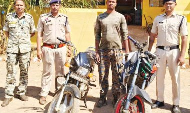 फर्जी पुलिस बन गाड़ी चोरी, आरोपी गिरफ्तार