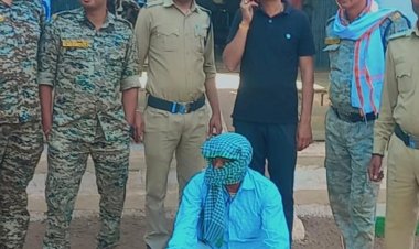 पति के सिर पर जूते रखवाकर घुमाने वाला गिरफ्तार:कोलारस में दंपती के विवाद में आया था व्यक्ति; कपड़े उतरवाकर बाजार में घुमाने की मिली सजा