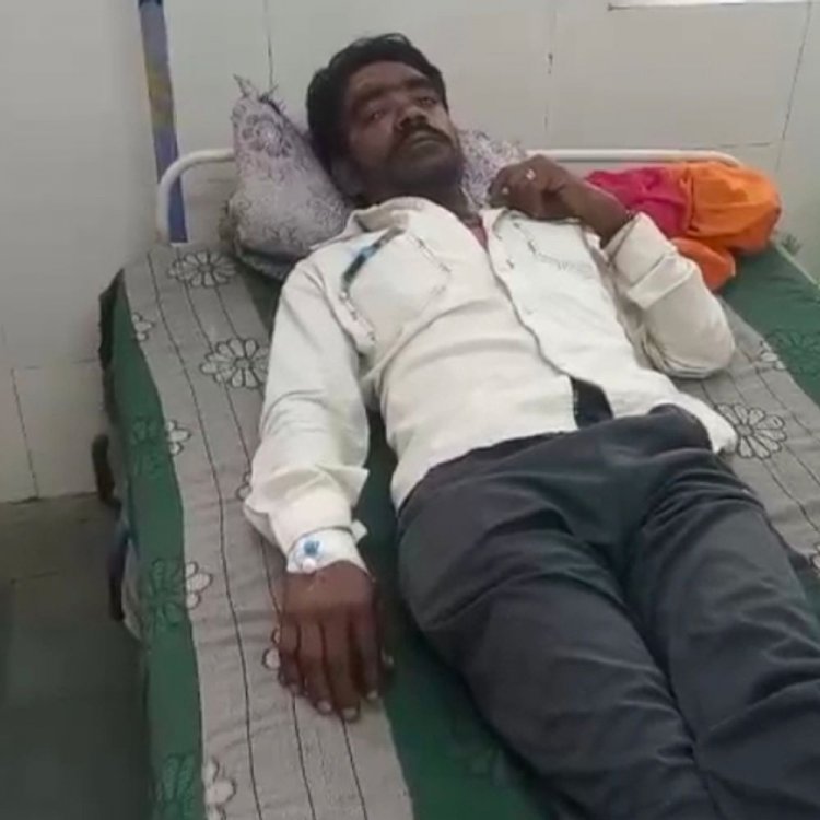 बारपान में दो बाइक में टक्कर, एक चालक घायल:दूसरा मौके से फरार; पुलिस सीसीटीवी फुटेज से कर रही तलाश