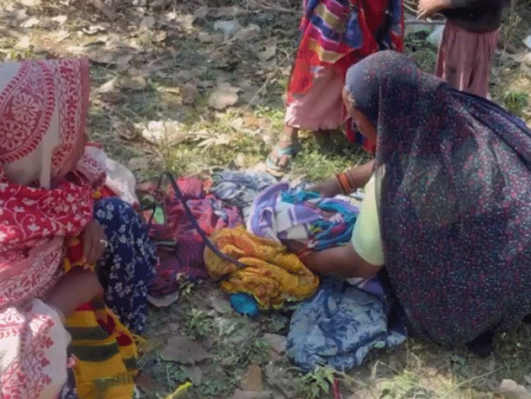 आदिवासी महिला ने सड़क किनारे दिया बेटी को जन्म:झांसी से टीकमगढ़ जाते समय बस में हुई प्रसव पीड़ा, रास्ते में उतरना पड़ा