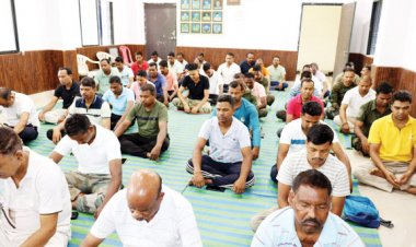 पुलिस लाईन में नि:शुल्क प्राणाहुति से ध्यान की कार्यशाला