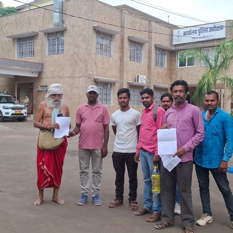 कटनी में मजदूरों की आवाज उठाने वाले को जेल:जेके प्लांट में की थी उचित वेतन की मांग; यूनियन ने एसपी को सौंपा ज्ञापन