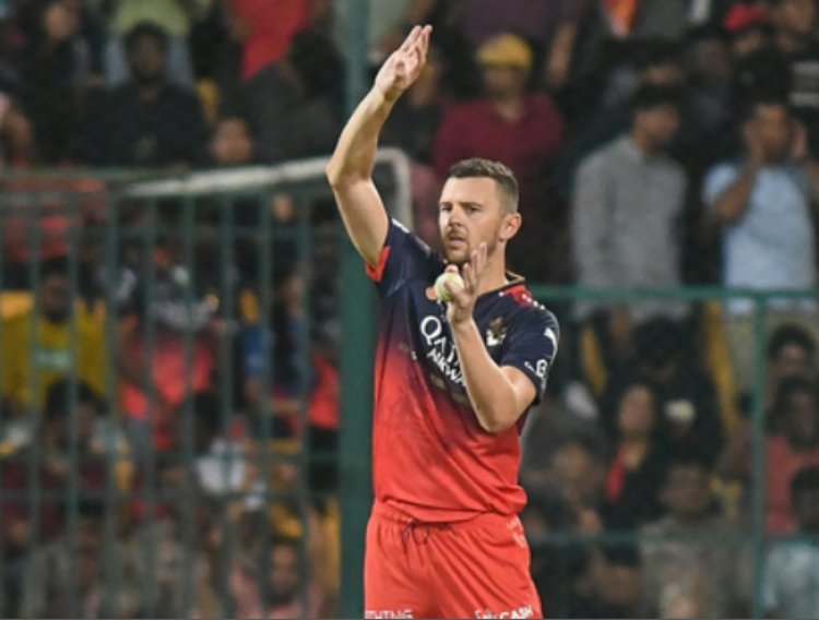 आईपीएल 2025: प्लेऑफ से पहले आरसीबी में तेज गेंदबाज हेजलवुड हुए शामिल