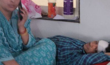 दवा के पैसे लेकर गायब हुआ, पूछने पर फोड़ा सिर:छतरपुर में पैथोलॉजी संचालक पर पत्थर से हमला; 5 टांके लगे