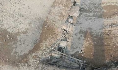 Shahdol: सोन नदी के पुल का पिलर झुका, पुल के बीच हुआ एक गड्ढा, वाहनों की आवाजाही की बंद