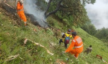 केदारनाथ-गुप्तकाशी के बीच हेलीकॉप्टर क्रैश: 7 की मौत, सीएम धामी ने जताया शोक