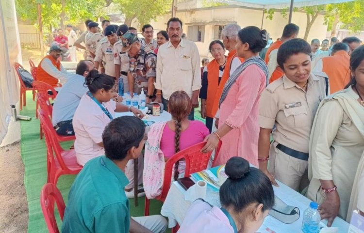 पुलिस परिवार के लिए विशाल स्वास्थ्य शिविर, 400 से ज्यादा लोगों ने उठाया लाभ
