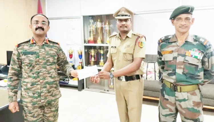 वल्लभाचार्य महाविद्यालय के प्रदीप कन्हेर राज्य के सर्वोत्तम एनसीसी अधिकारी