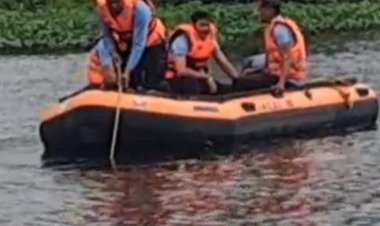 गणगौर घाट पर डूबा छनेरा का युवक:दसवें के कार्यक्रम में शामिल होने आया था; SDERF की रेस्क्यू टीम खोज में जुटी