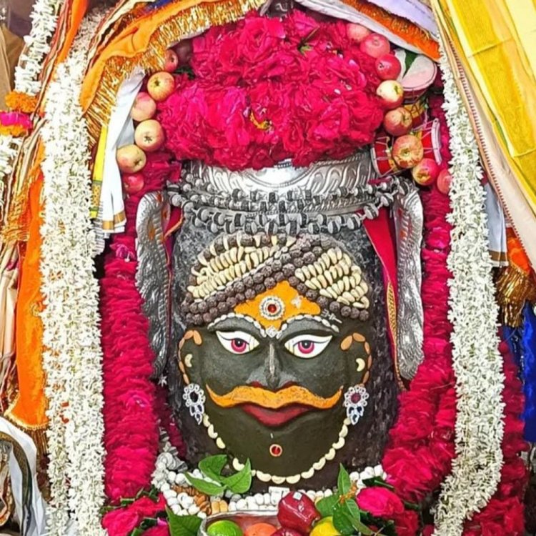 गैविनाथ धाम का खंडित शिवलिंग:औरंगजेब ने तोड़ने की कोशिश की, आज भी होती है पूजा; पहली बार जलधारी से हो रहा अभिषेक