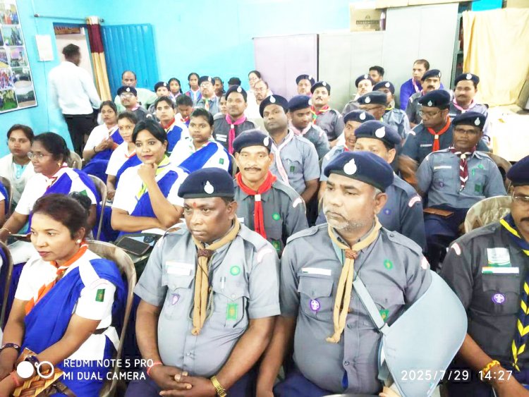 जिला स्काउट गाइड की कार्यकारिणी बैठक