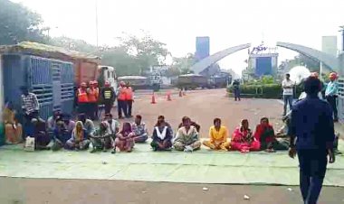 जेएसडब्ल्यू कंपनी के खिलाफ ग्रामीणों ने शुरू किया आंदोलन